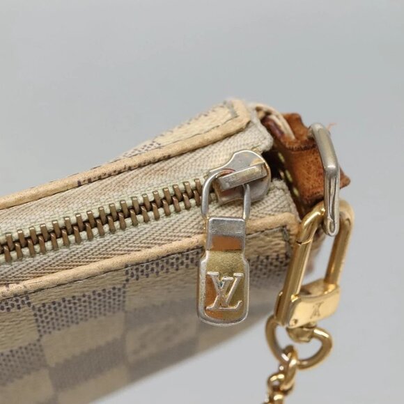 LOUIS VUITTON Damier Azur Eva Shoulder Bag 2way N55214 LV Auth 132641 - Picture 12 of 16